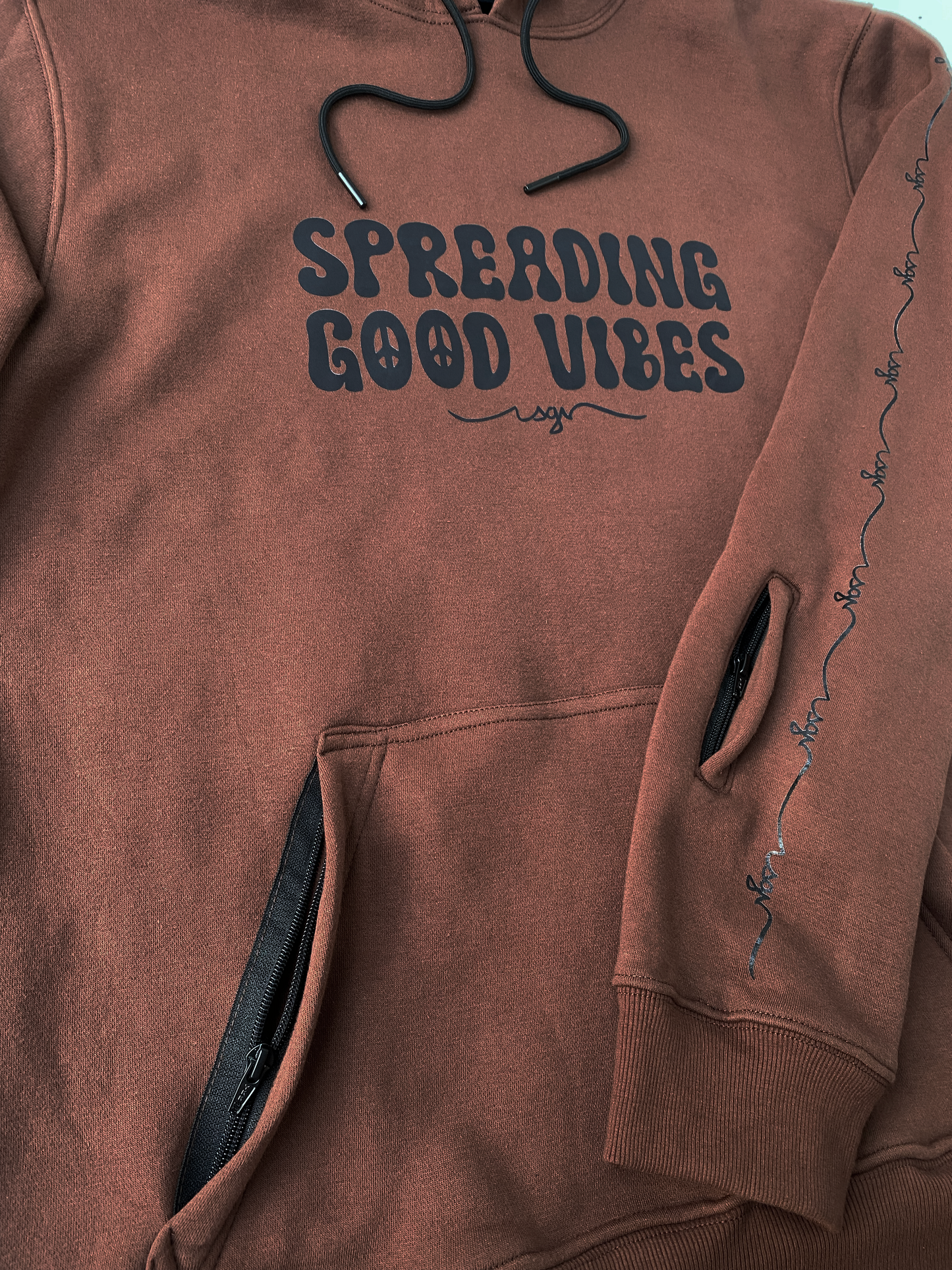 The "Jumpline" Hoodie in Brown