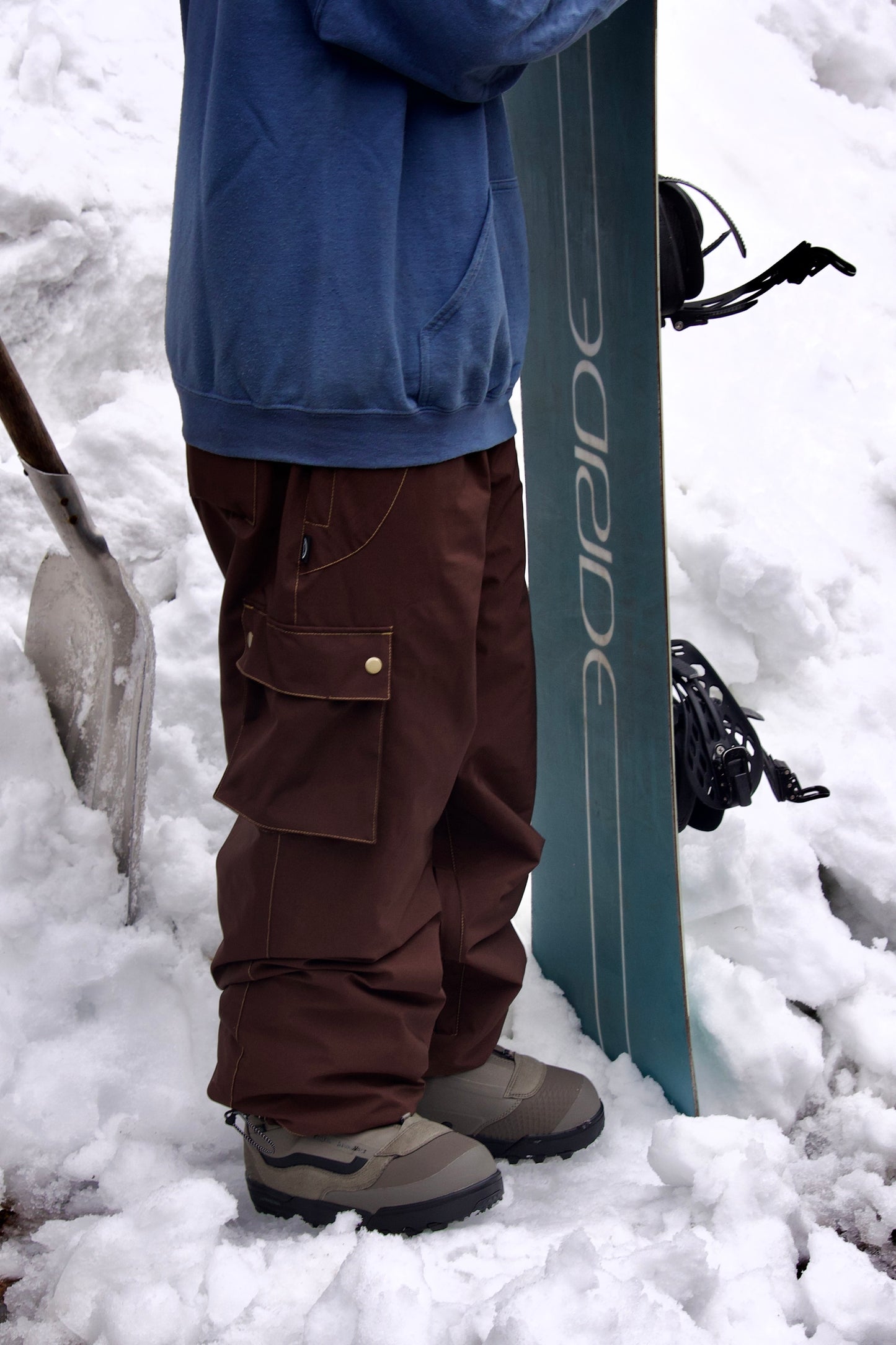 The Stacker Pant in Brown