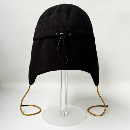 Fleece Bomber Hat in Black