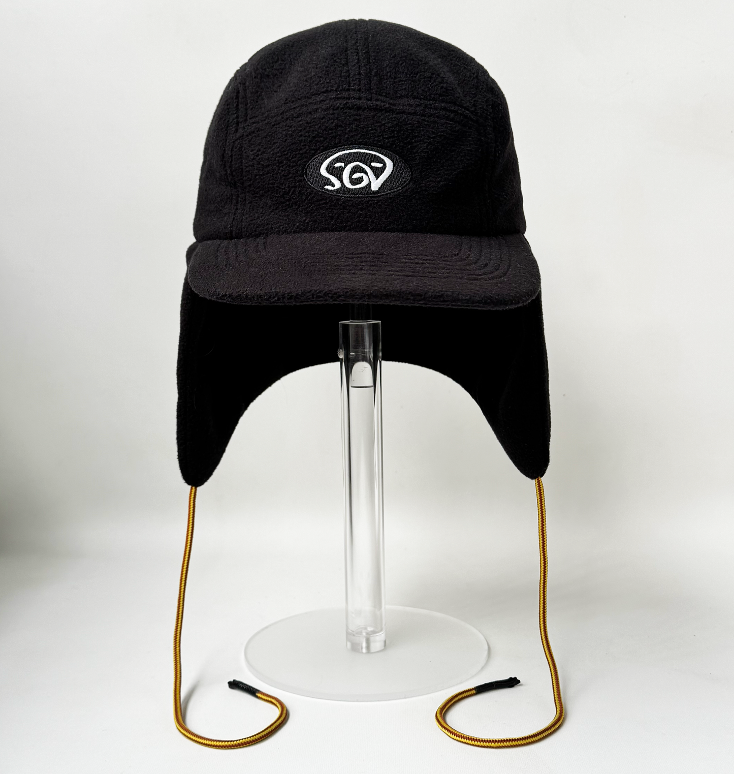 Fleece Bomber Hat in Black