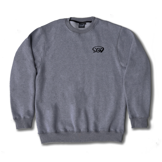 The "Crewy" in Heather Grey