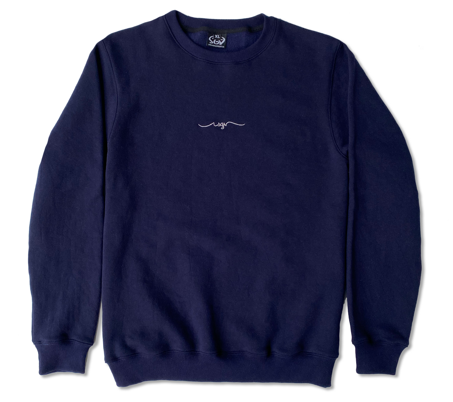 The "Kicker" Crewneck in Navy