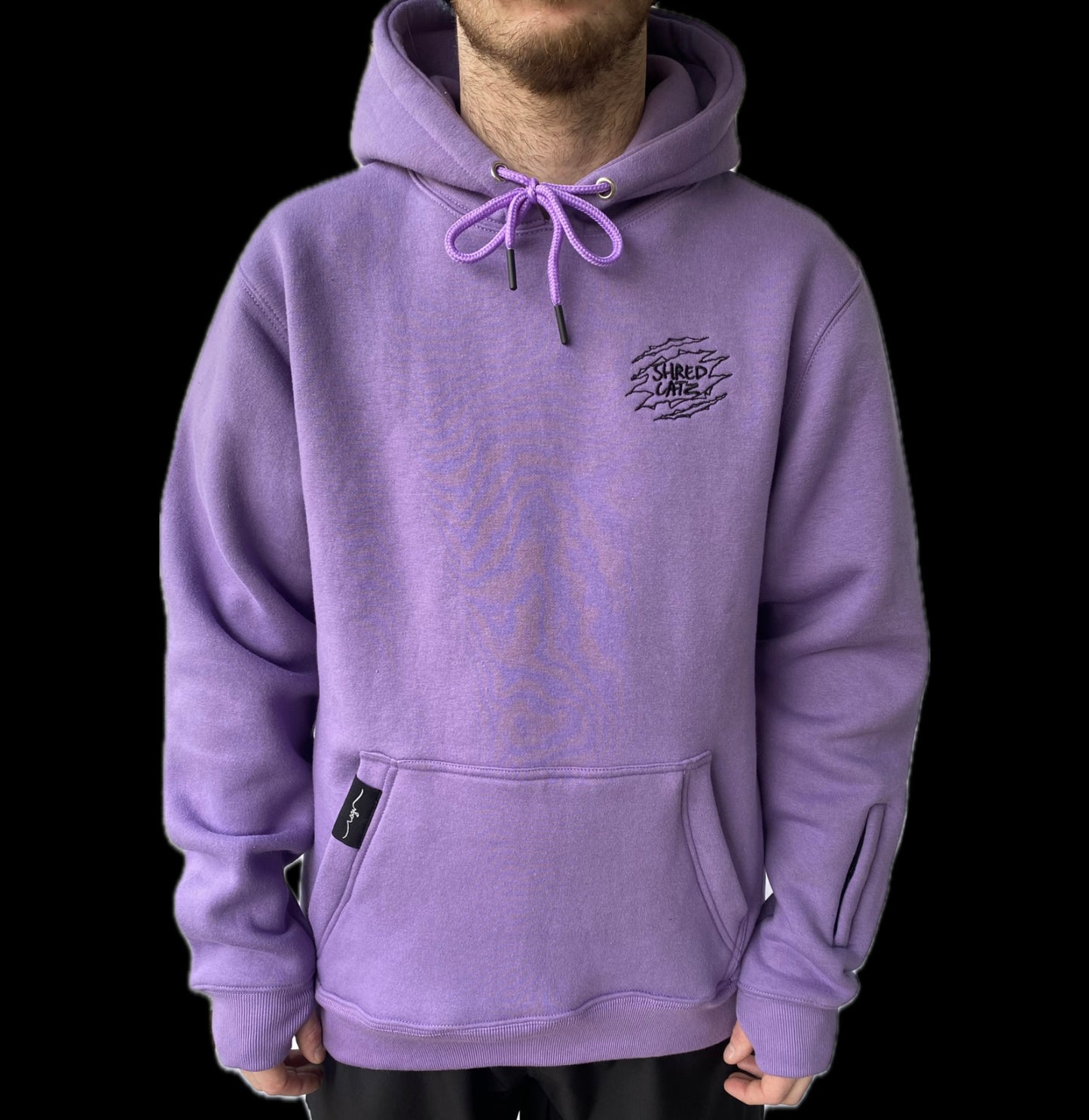 The "ShredCatz" Hoodie in Lavender